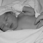 Newborn baby at Royal Berkshire Hospital